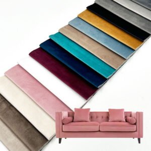 Fire Retardant Plush Velvet Fabric