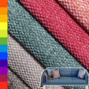 Linen Breathable Printed Striped Fabric