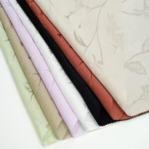 Floral Jacquard Silk Viscose Blend Fabric