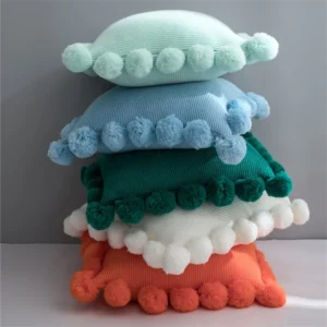 Wheat Printed Velvet Cushion Fabric