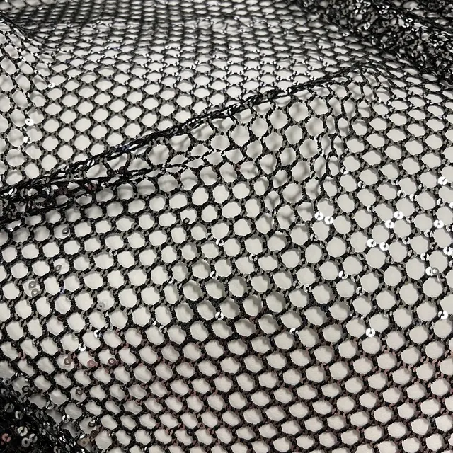 Mesh Embroidery Sparkle Sequins
