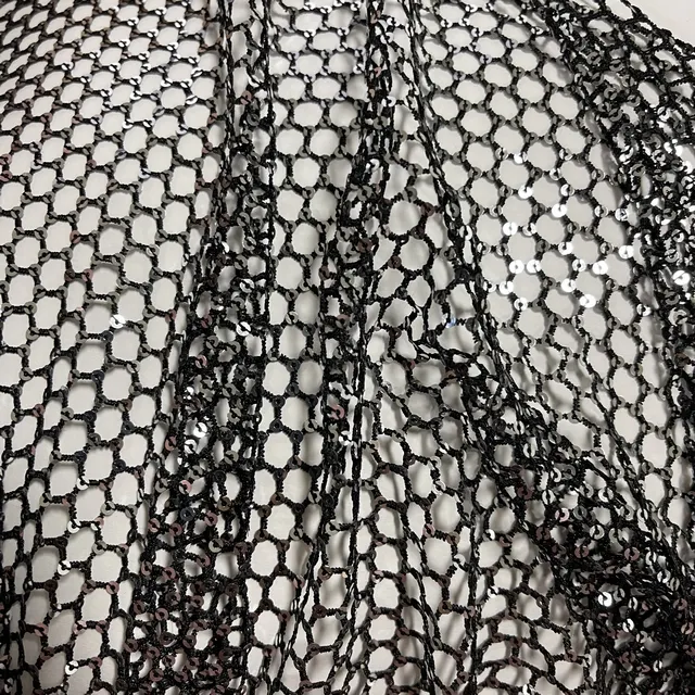 Mesh Embroidery Sparkle Sequins - Image 3